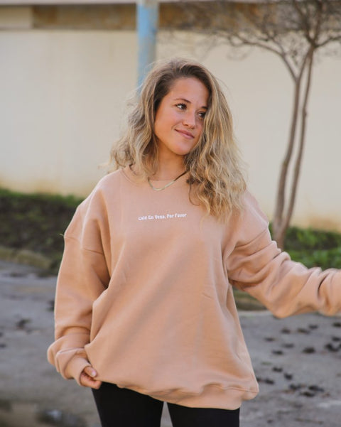 Sudadera "café en vena, por favor"